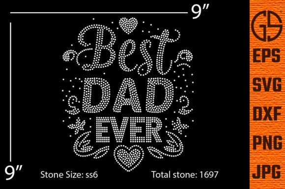 Celebrate Dad: Creative Uses for the Best Dad Ever Rhinestone Design
