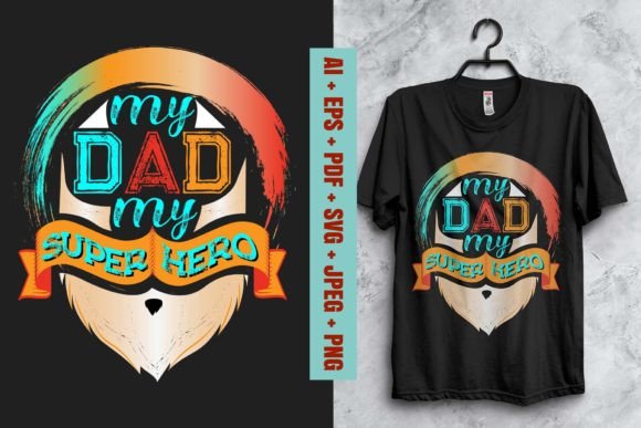 Celebrate Dad with the Ultimate Super Hero Typography Design