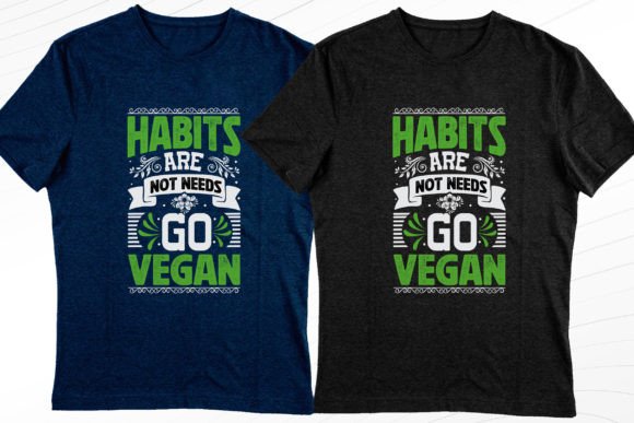 Go Vegan Modern T-Shirt Design: A Typeface for Bold Statements