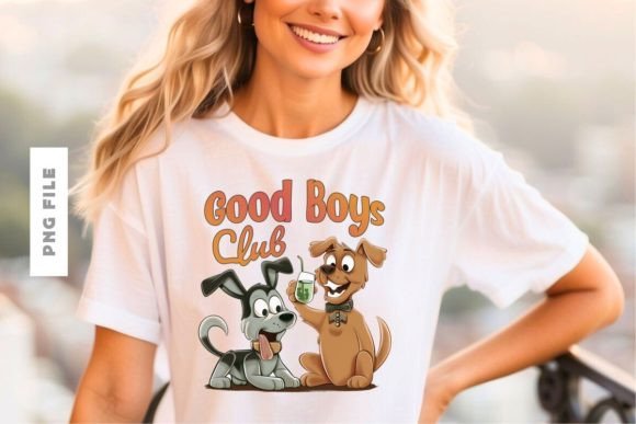Good Boys Club T-shirt Design: A Ready-to-Print Asset for Your Brand