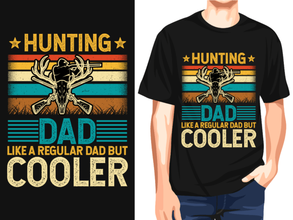 Hunting Dad Cooler Vector: The Ultimate T-Shirt Design