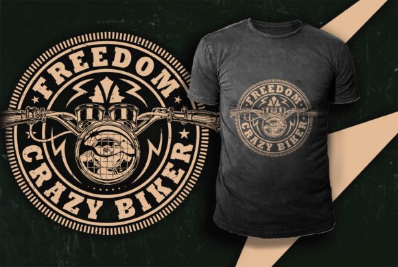 Unleash the Spirit of the Open Road with This Biker Design
