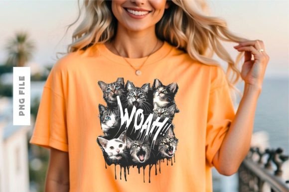 Woah T-Shirt Design: Bold Graphics Ready for Print